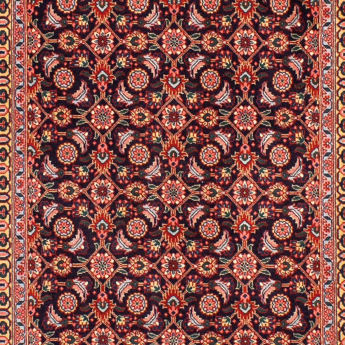 Løber Persisk tæppe - Tabriz - 302 x 80 cm - brun