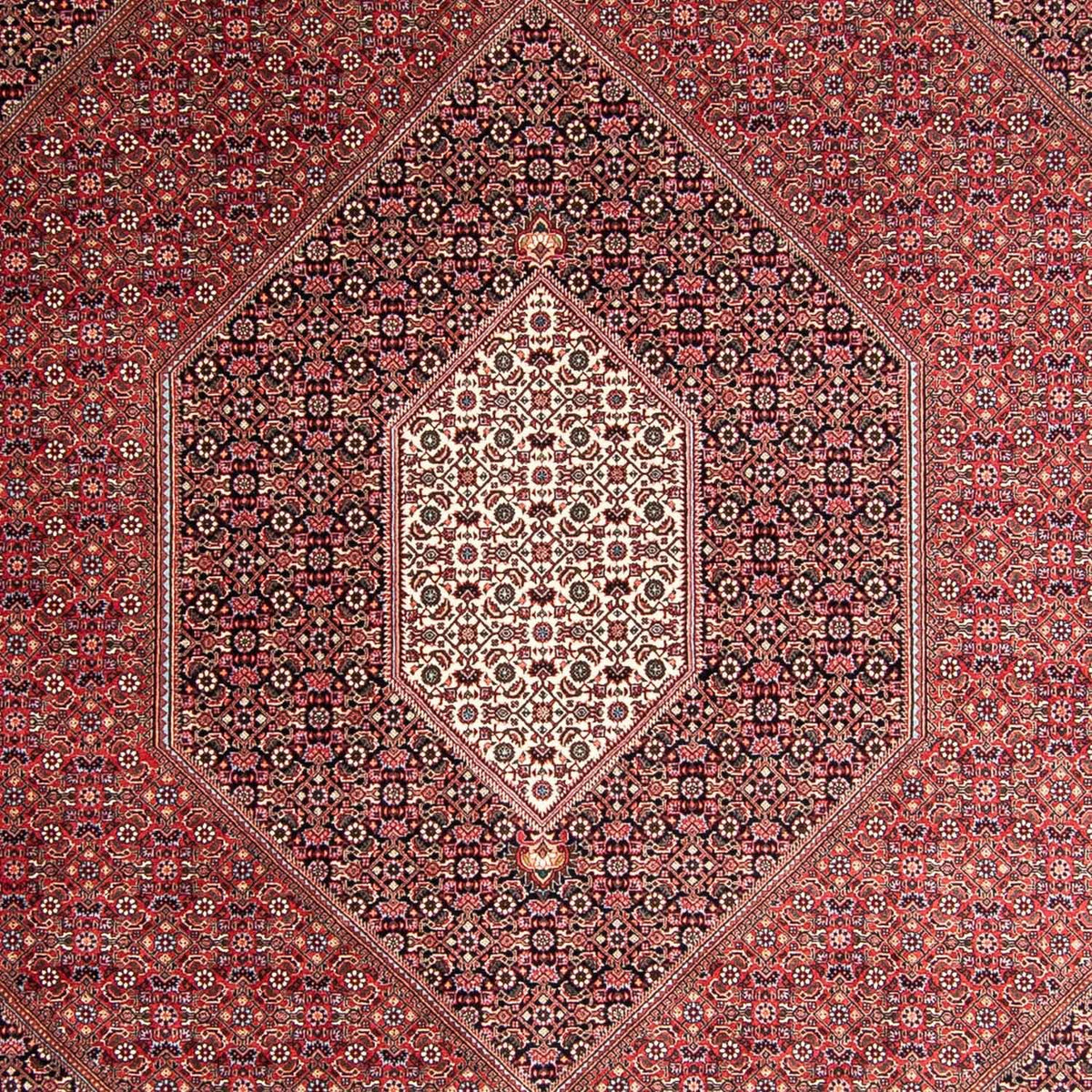 Persisk tæppe - Bijar - 360 x 250 cm - lysrød