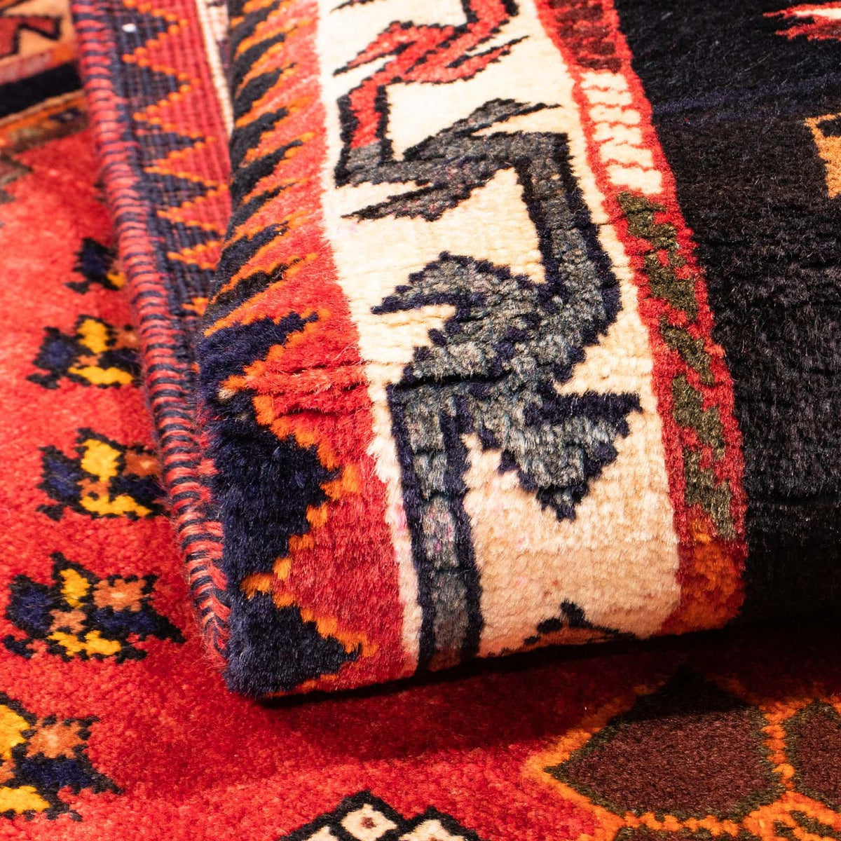 Persisk tæppe - Nomadisk - 158 x 112 cm - mørkerød