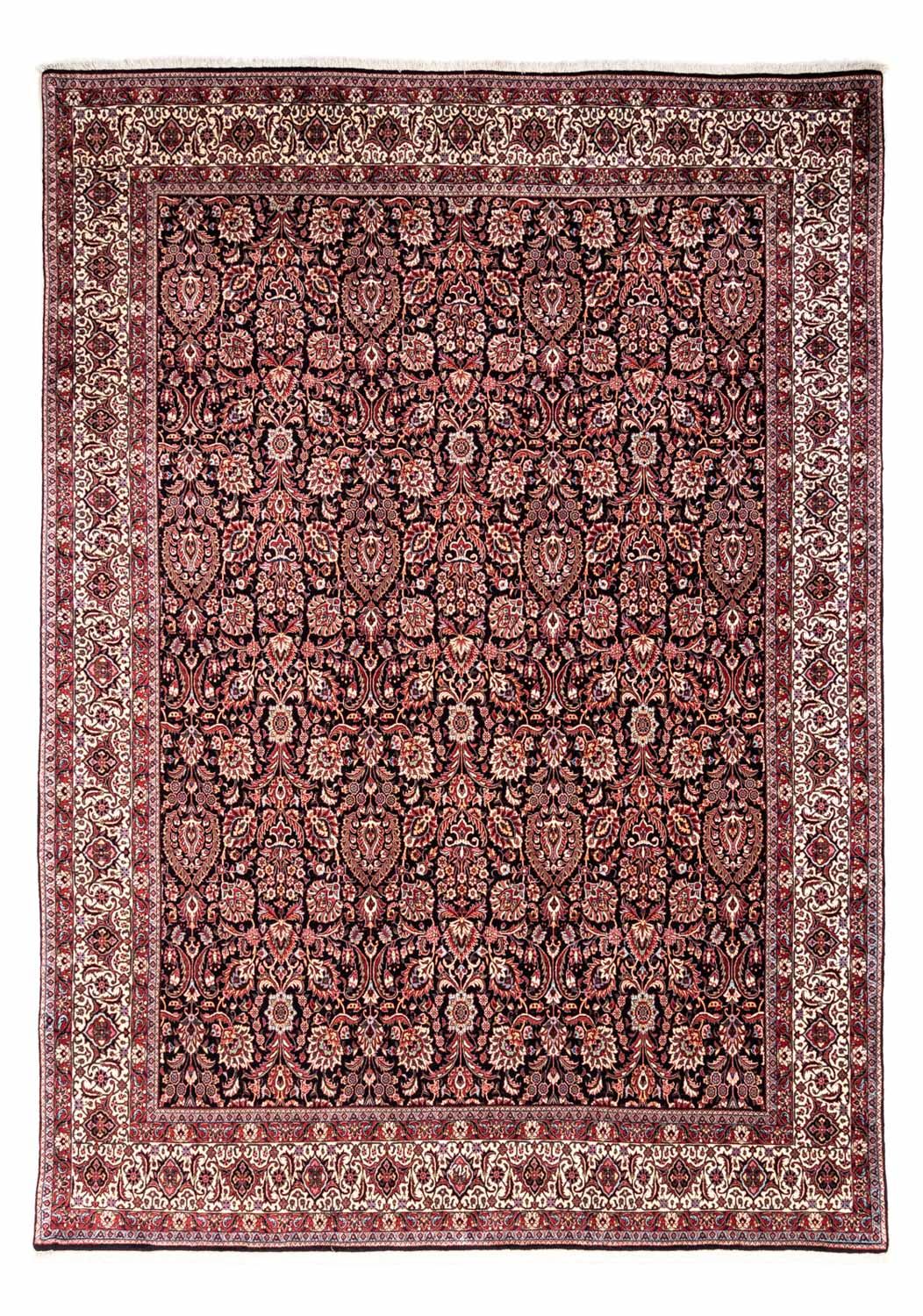 Persisk tæppe - Bijar - Royal - 342 x 250 cm - sort