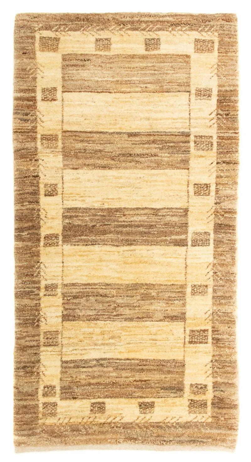 Gabbeh-tæppe - Persisk - 137 x 72 cm - beige