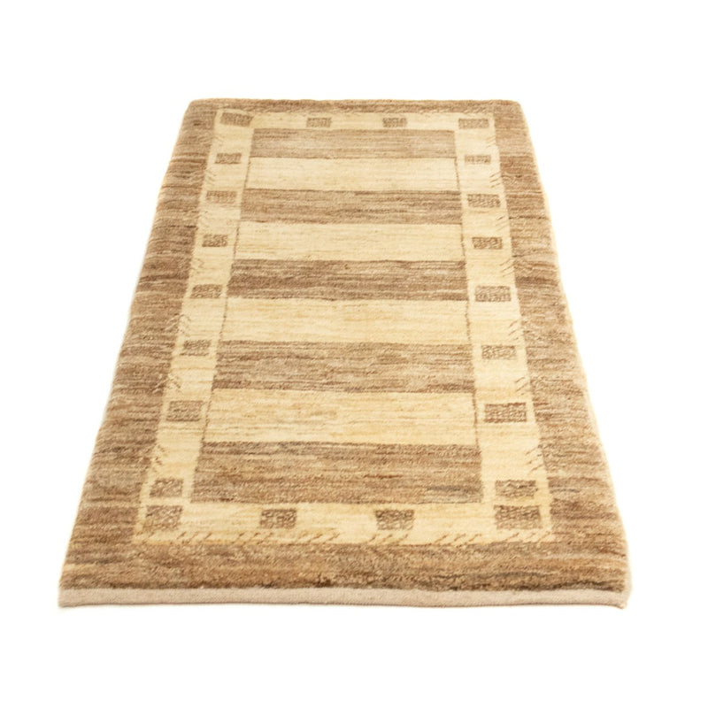 Gabbeh-tæppe - Persisk - 137 x 72 cm - beige