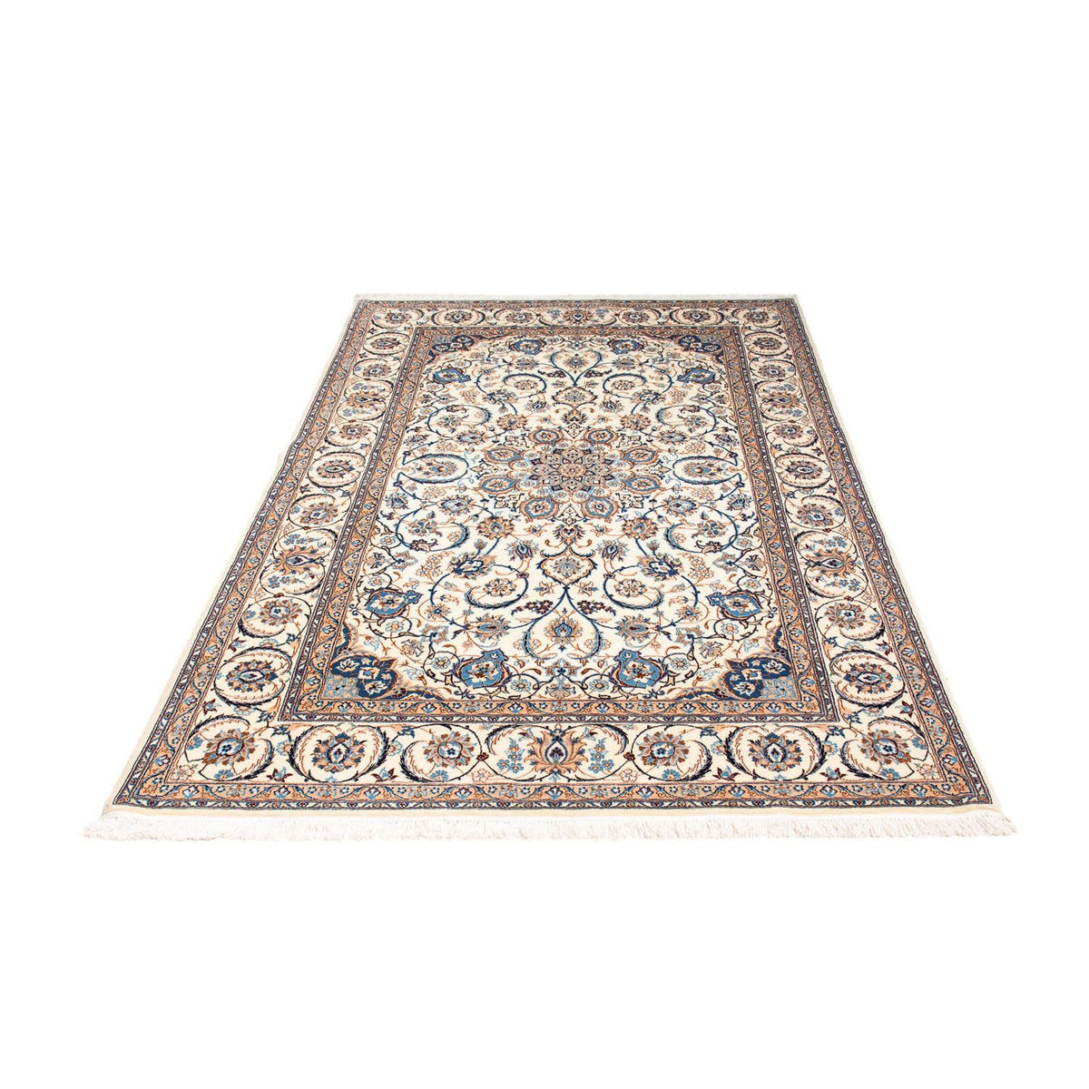 Persisk tæppe - Nain - Premium - 201 x 123 cm - beige