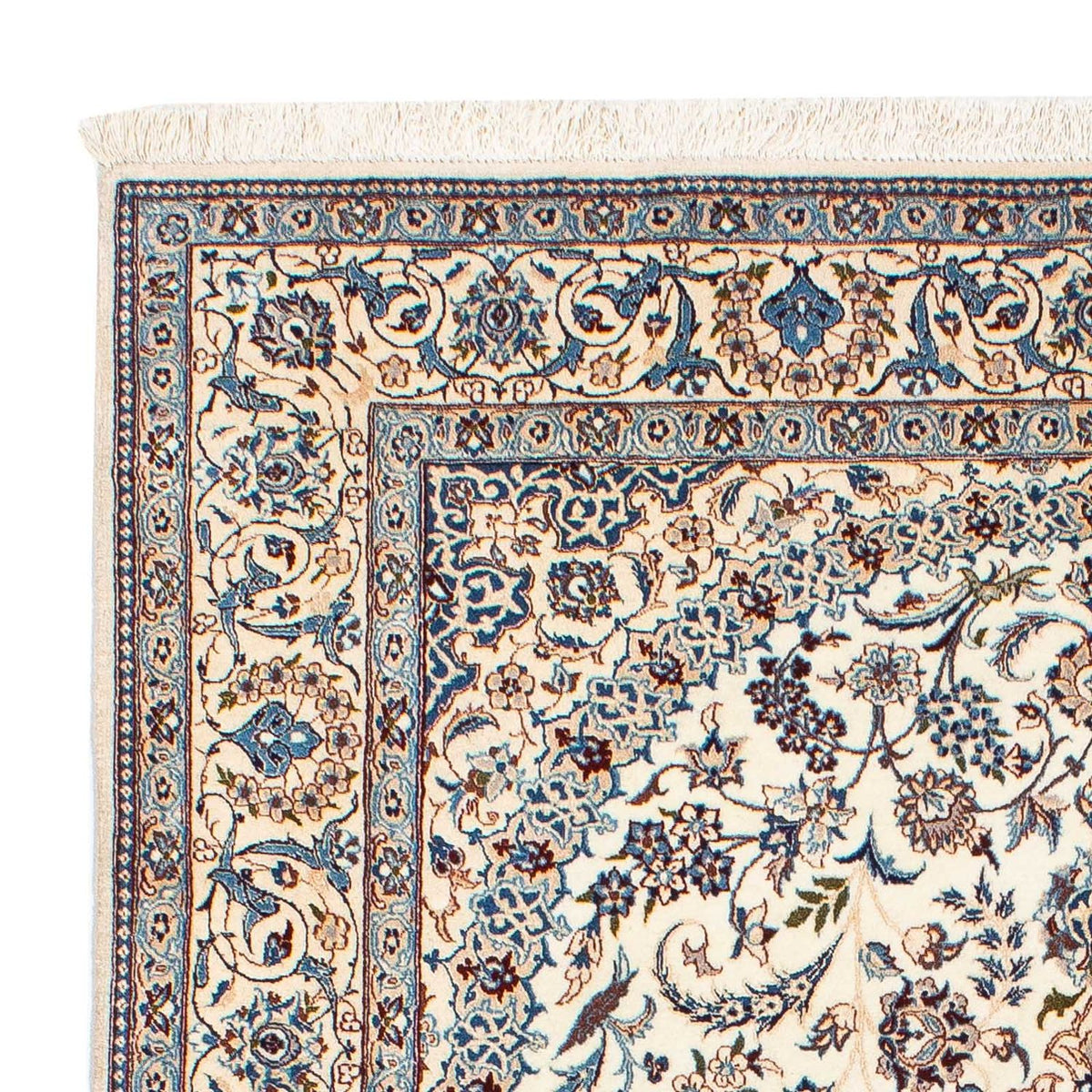 Persisk tæppe - Nain - Premium - 201 x 130 cm - beige