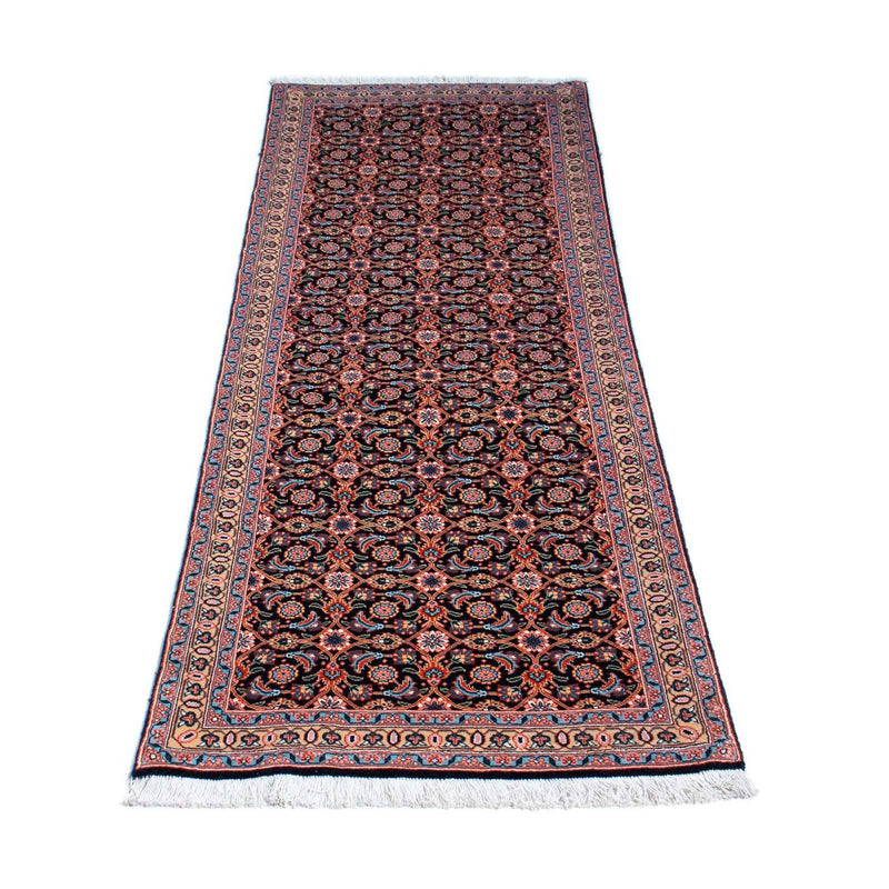 Løber Persisk tæppe - Tabriz - 202 x 67 cm - mørkeblå
