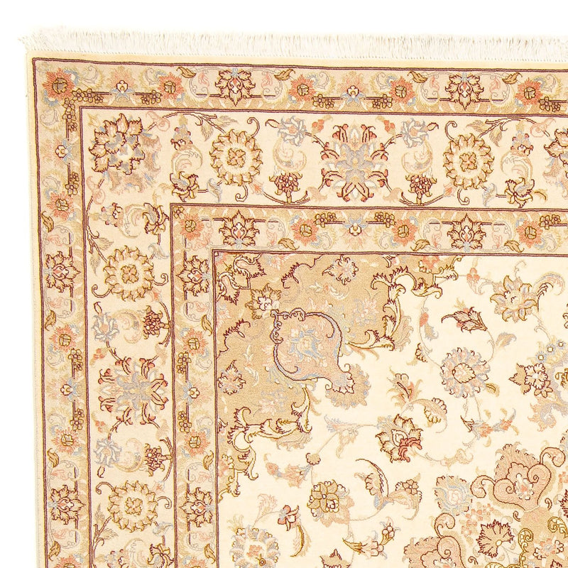 Persisk tæppe - Tabriz - Royal firkantet  - 206 x 202 cm - beige
