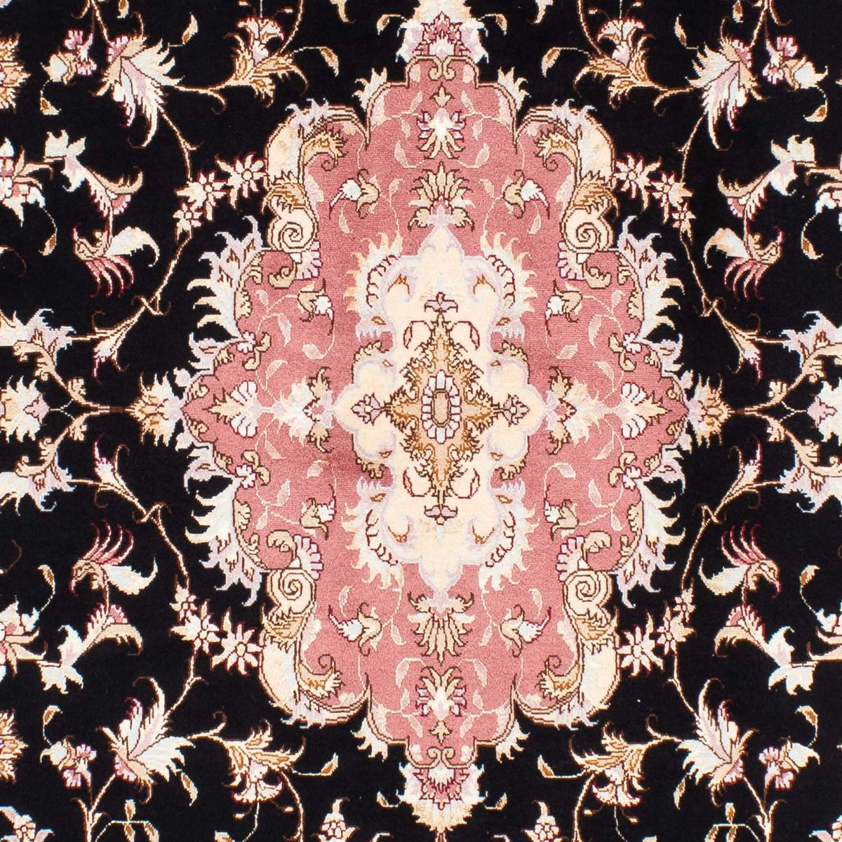 Persisk tæppe - Tabriz - Royal - 243 x 168 cm - mørkeblå