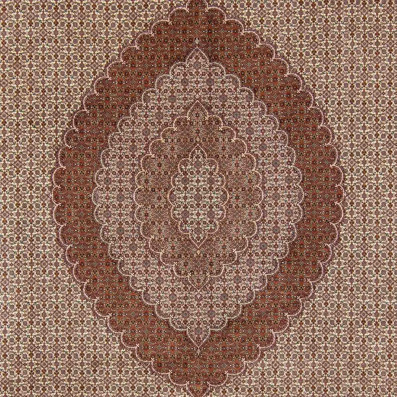 Persisk tæppe - Tabriz - 350 x 254 cm - brun
