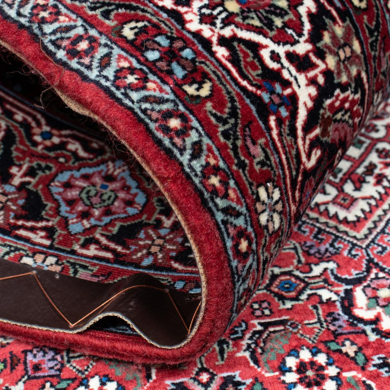 Persisk tæppe - Bijar - 210 x 130 cm - lysrød