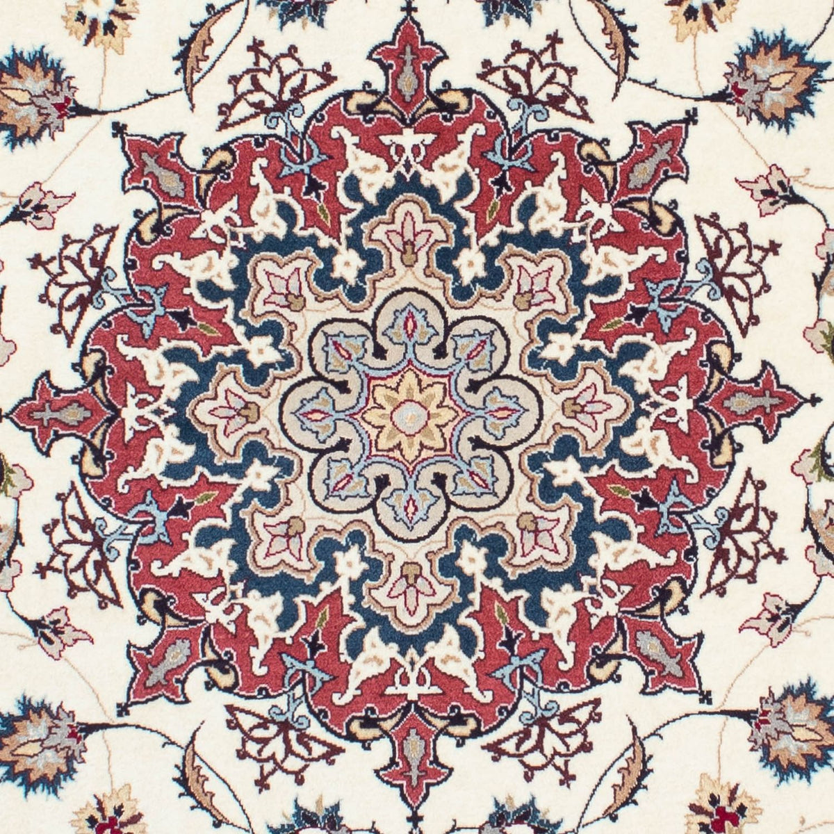 Persisk tæppe - Tabriz - Royal - 198 x 154 cm - beige