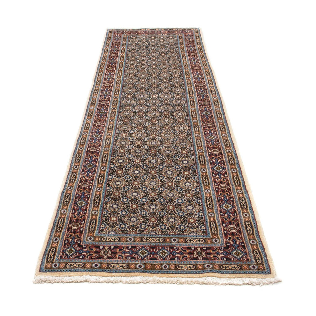 Løber Persisk tæppe - Classic - 303 x 80 cm - brun