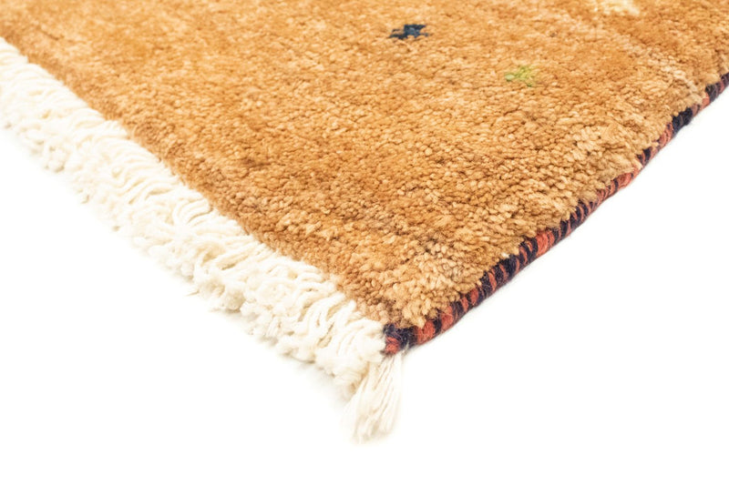 Gabbeh Tæppe - Loribaft Persisk - 243 x 170 cm - beige