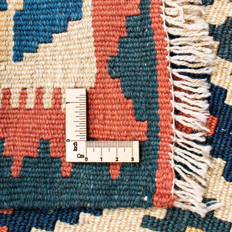 Kelim-tæppe - orientalsk - 191 x 153 cm - beige