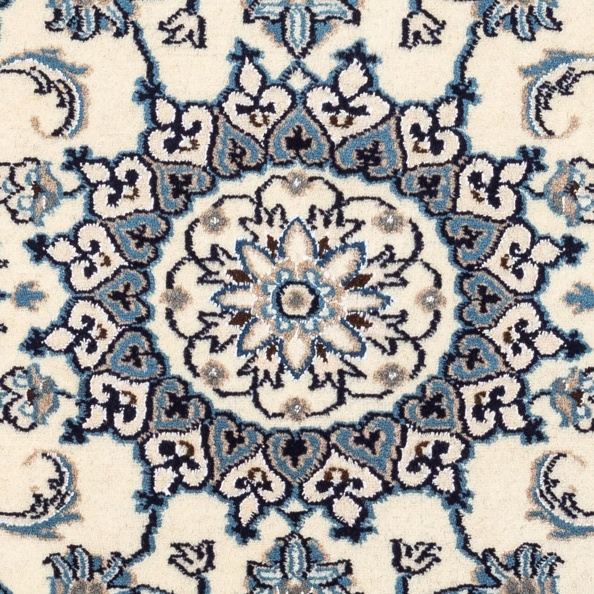 Persisk tæppe - Nain - 136 x 86 cm - beige