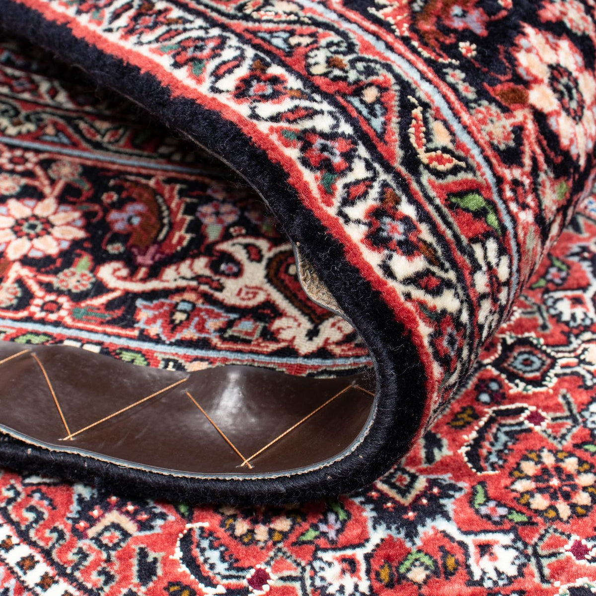 Persisk tæppe - Bijar - 212 x 139 cm - flerfarvet