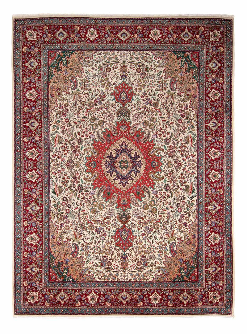 Persisk tæppe - Tabriz - Royal - 349 x 255 cm - rød