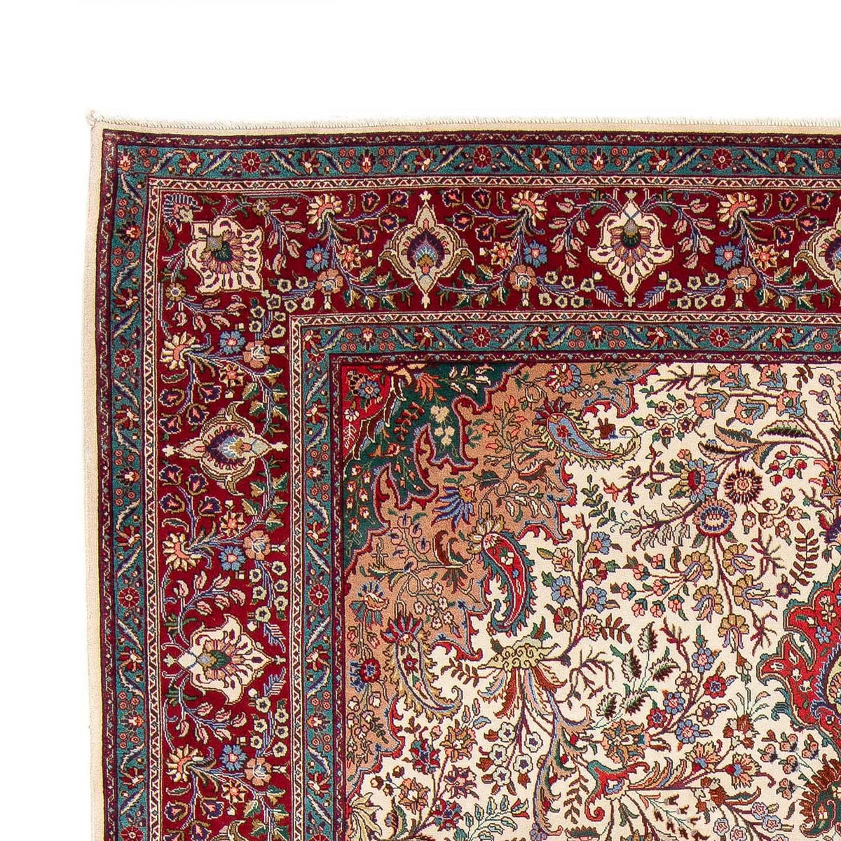 Persisk tæppe - Tabriz - Royal - 349 x 255 cm - rød