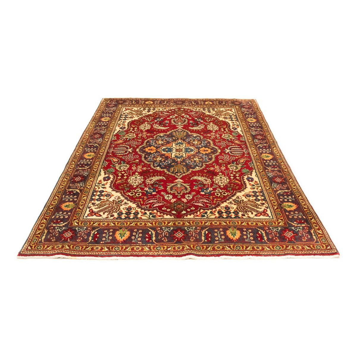 Persisk tæppe - Tabriz - Royal - 213 x 149 cm - rød