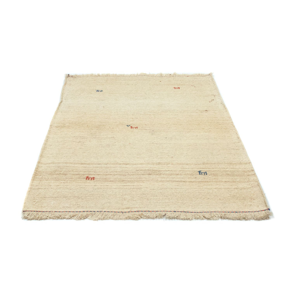 Gabbeh-tæppe - Persisk - 148 x 106 cm - beige
