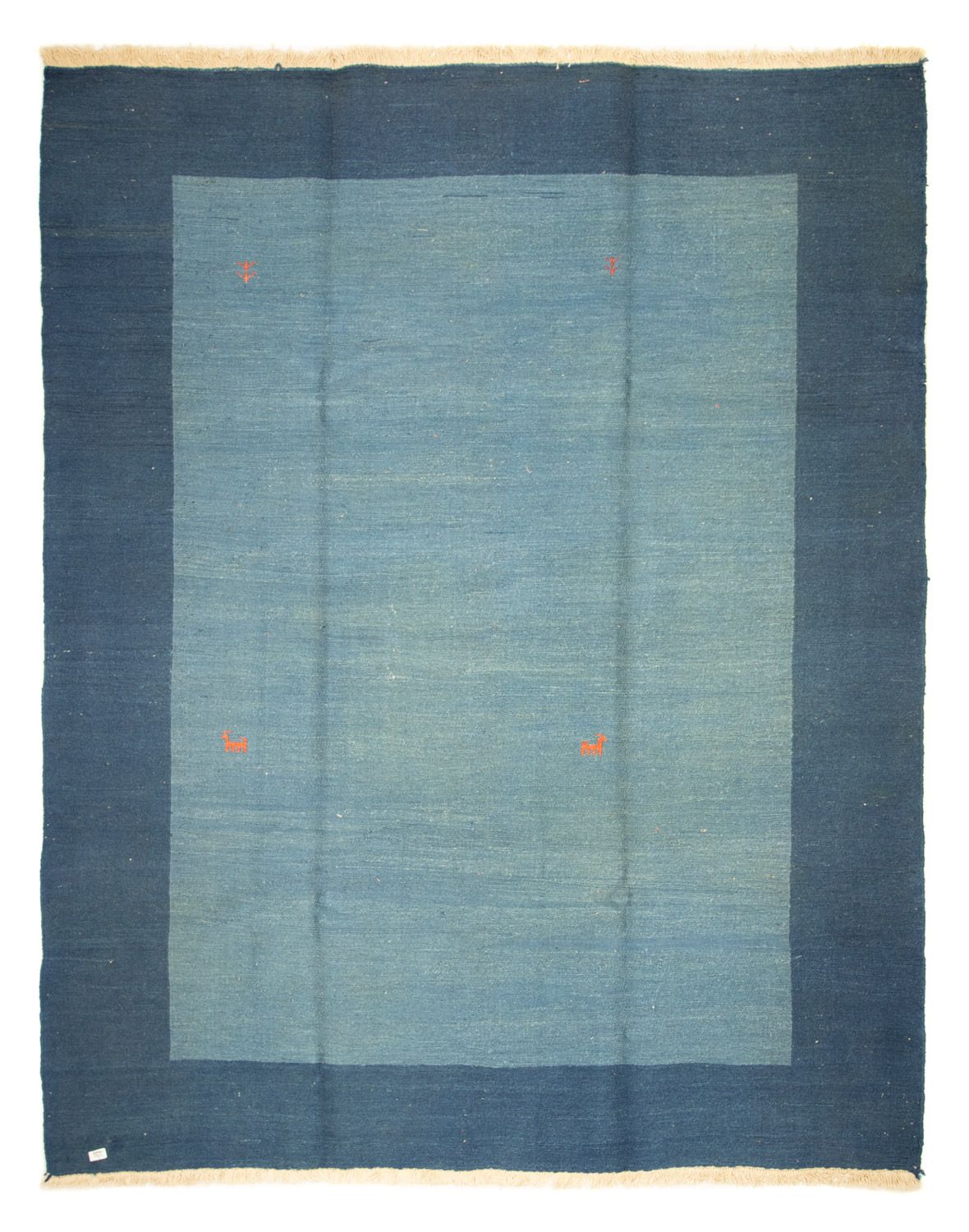 Gabbeh-tæppe - Persisk - 270 x 214 cm - havblå