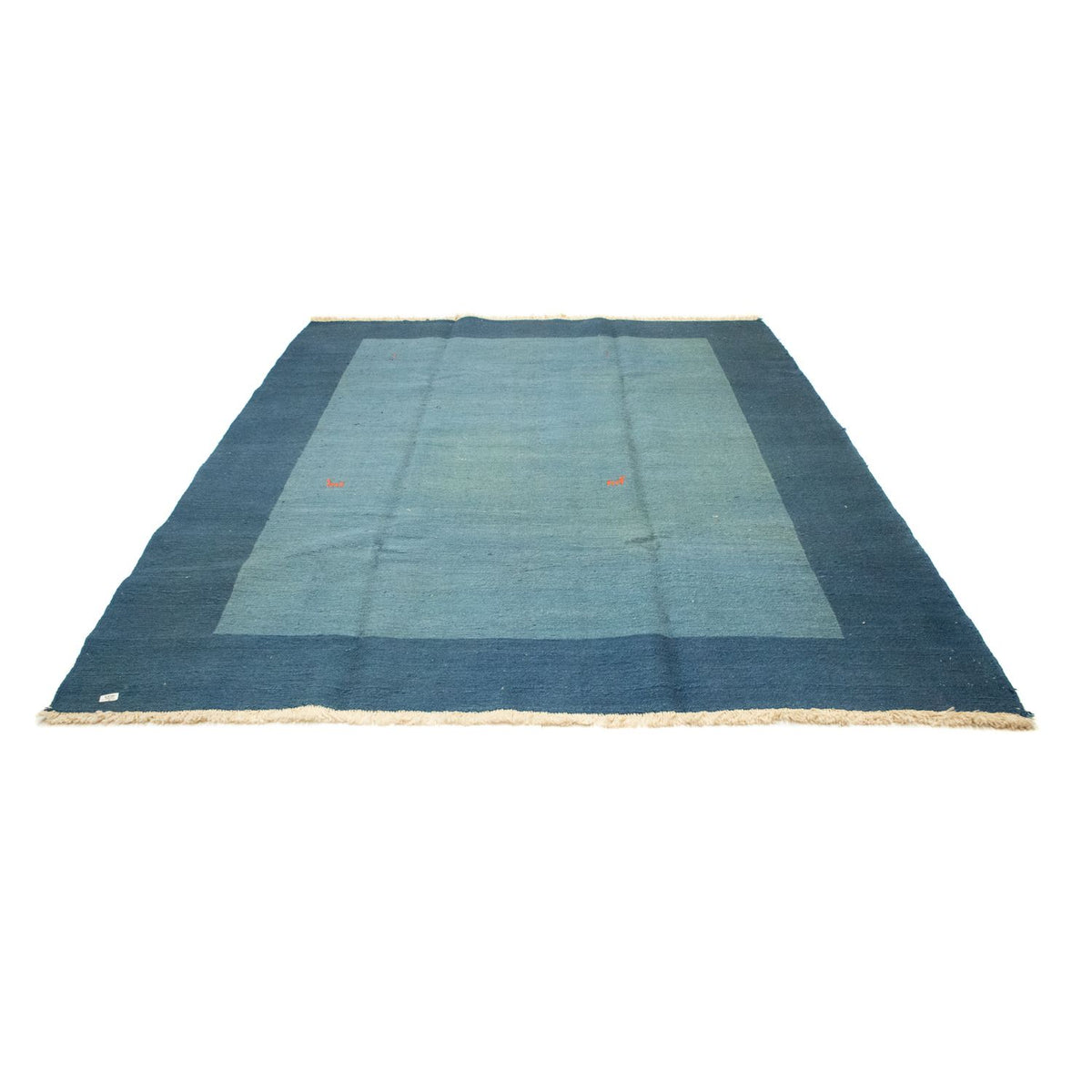 Gabbeh-tæppe - Persisk - 270 x 214 cm - havblå