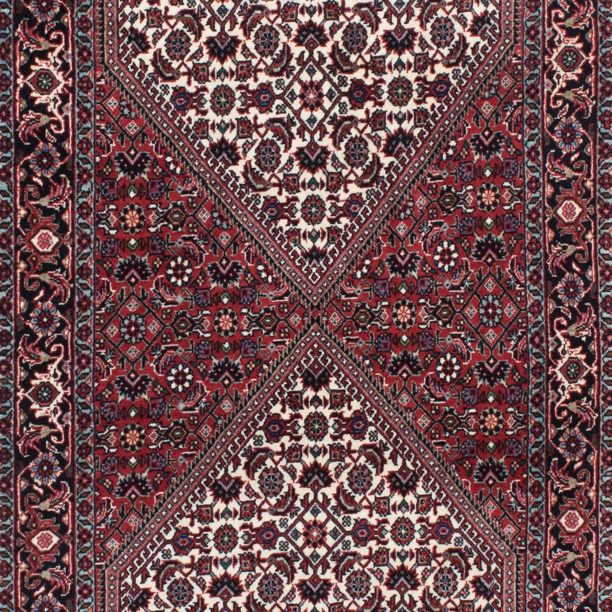 Løber Persisk tæppe - Bijar - 209 x 75 cm - rød