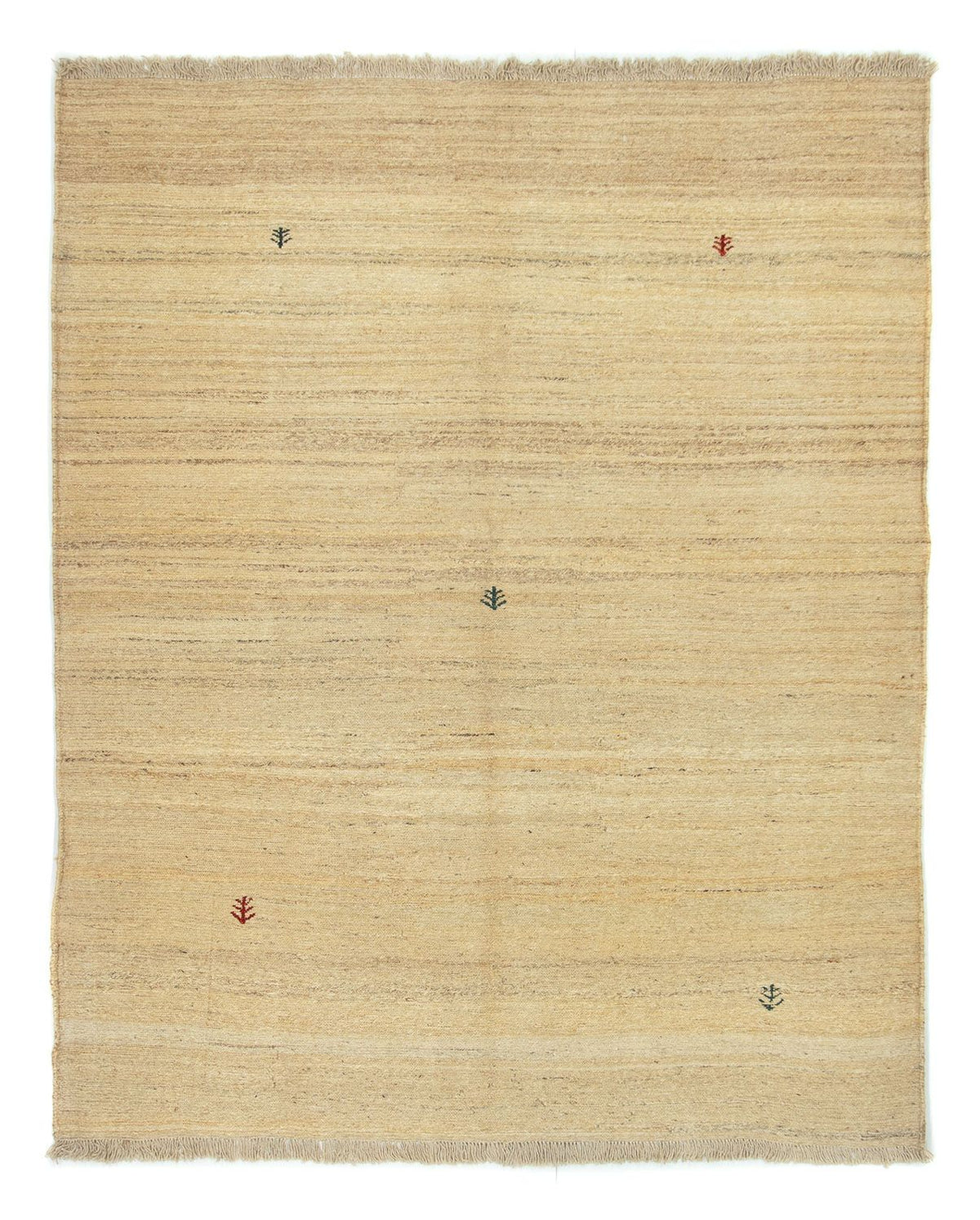 Gabbeh-tæppe - Persisk - 200 x 164 cm - beige