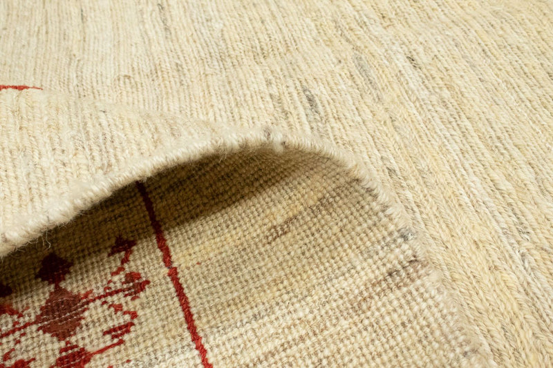 Gabbeh-tæppe - Persisk - 210 x 150 cm - beige