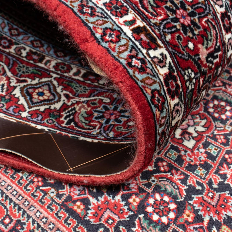 Persisk tæppe - Bijar - 204 x 129 cm - lysrød