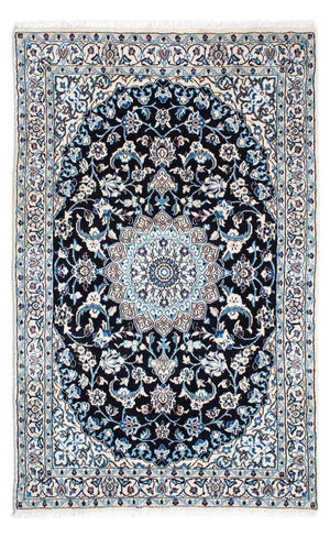 Persisk tæppe - Nain - Royal - 175 x 108 cm - mørkeblå