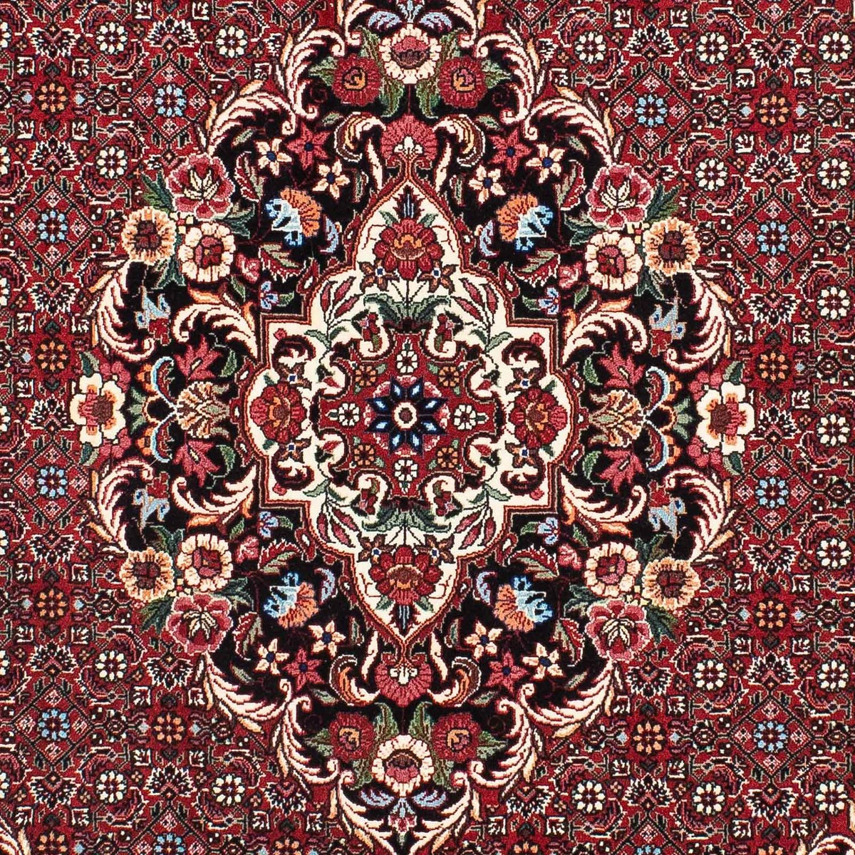 Persisk tæppe - Bijar - 182 x 130 cm - rød