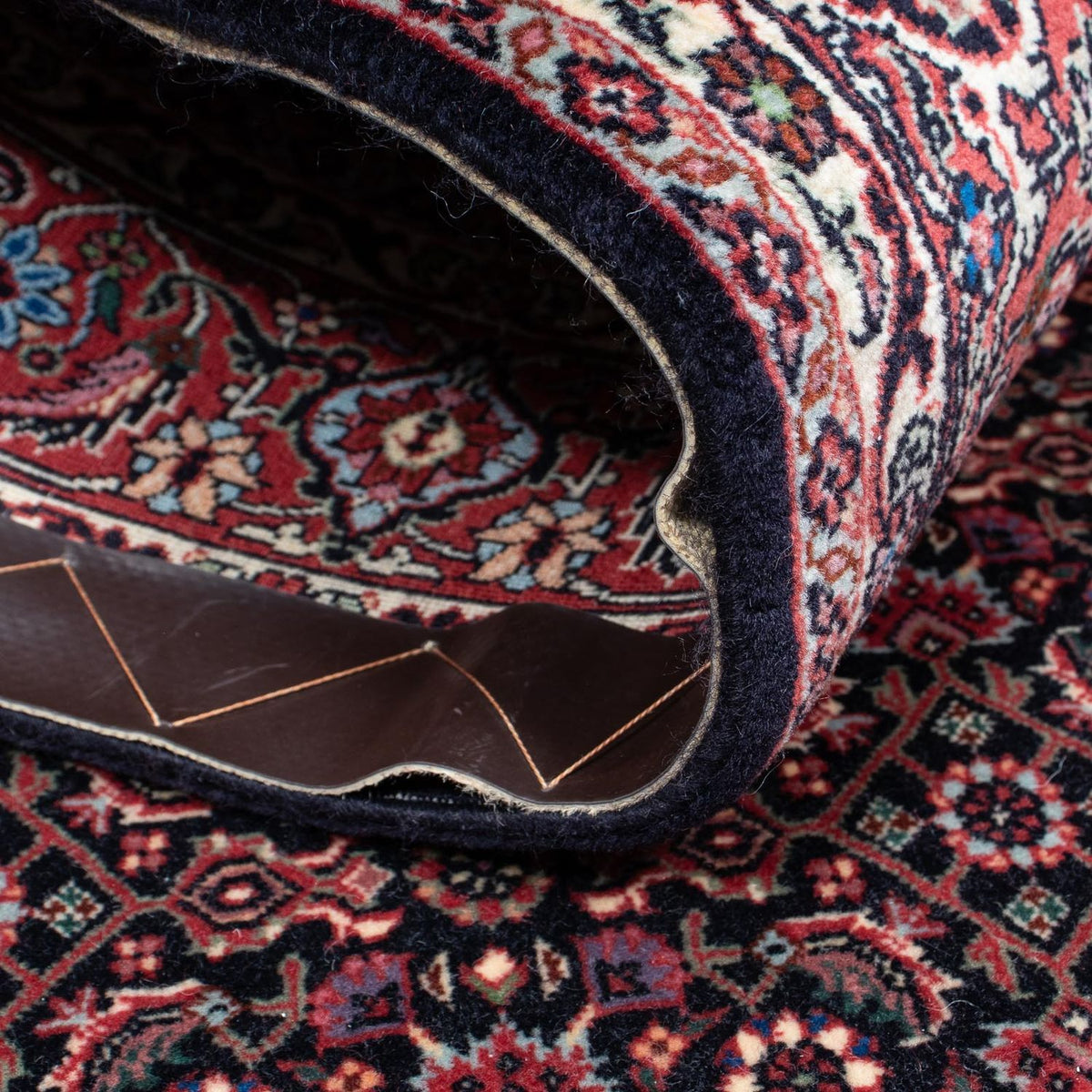 Persisk tæppe - Bijar - 182 x 108 cm - mørkeblå