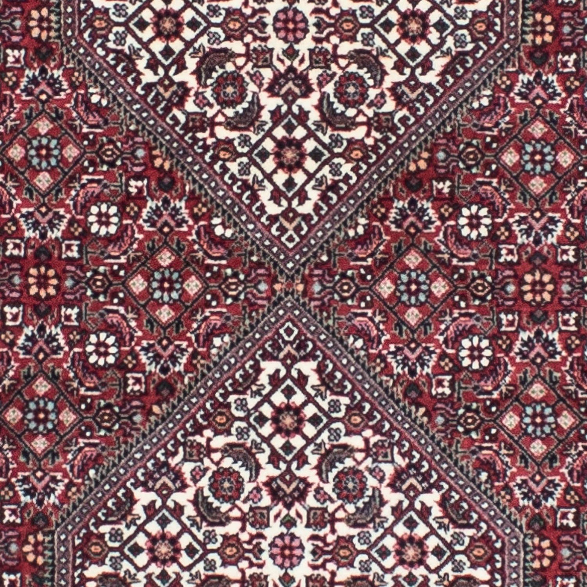 Løber Persisk tæppe - Bijar - 317 x 85 cm - rød