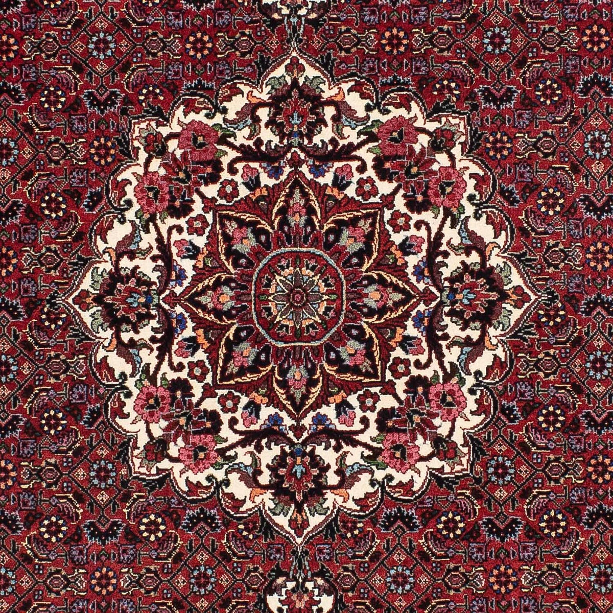 Persisk tæppe - Bijar - 180 x 112 cm - rød