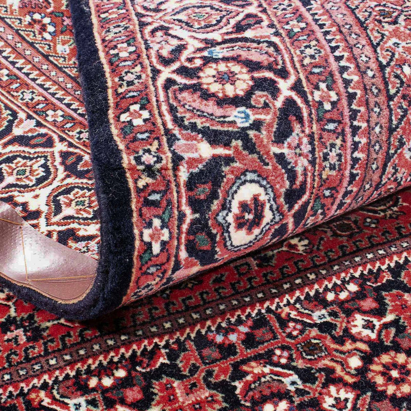 Persisk tæppe - Bijar - 185 x 111 cm - lysrød