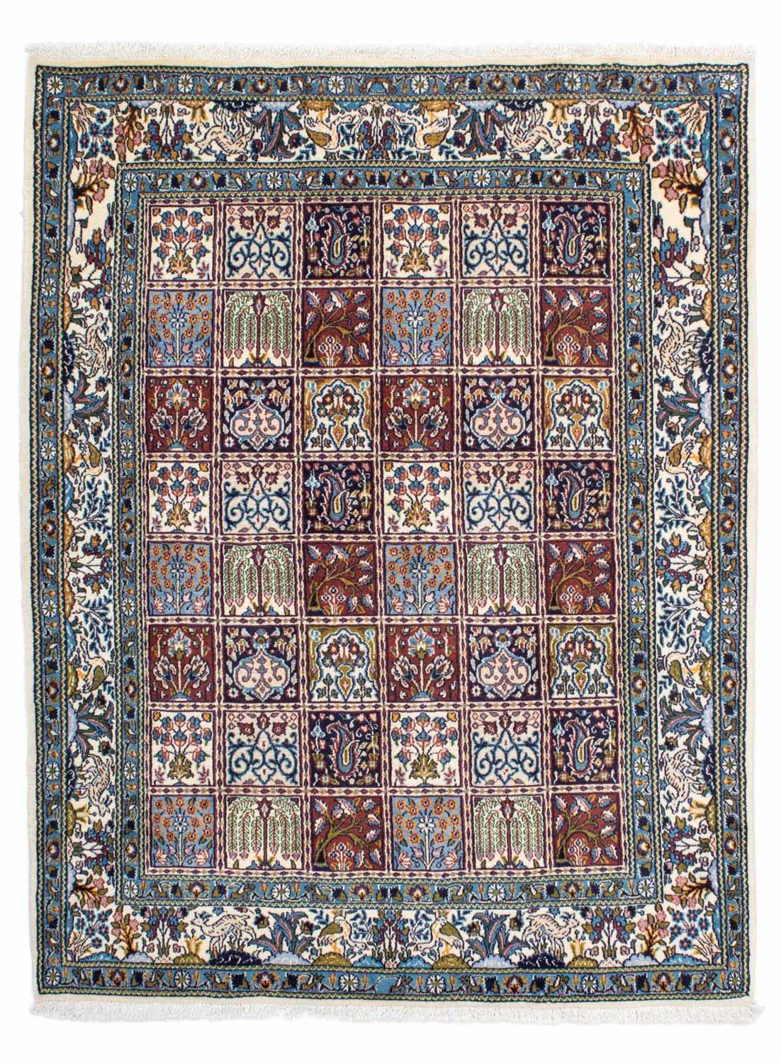 Persisk tæppe - Classic - 196 x 148 cm - lyseblå
