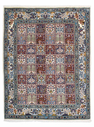 Persisk tæppe - Classic - 196 x 148 cm - lyseblå