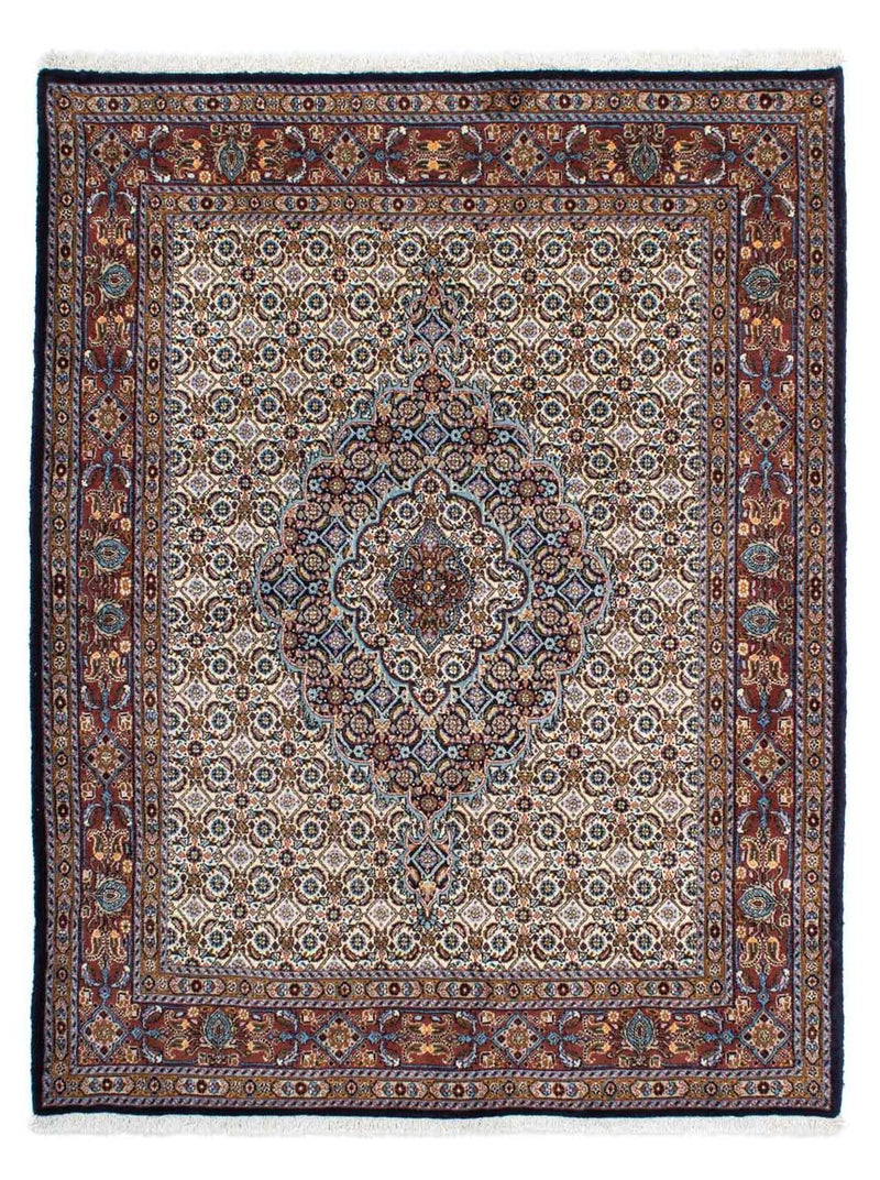 Persisk tæppe - Classic - 195 x 153 cm - mørkeblå