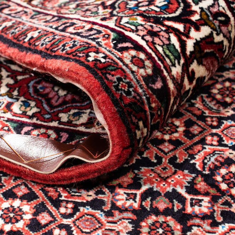 Persisk tæppe - Bijar - 242 x 171 cm - lysrød