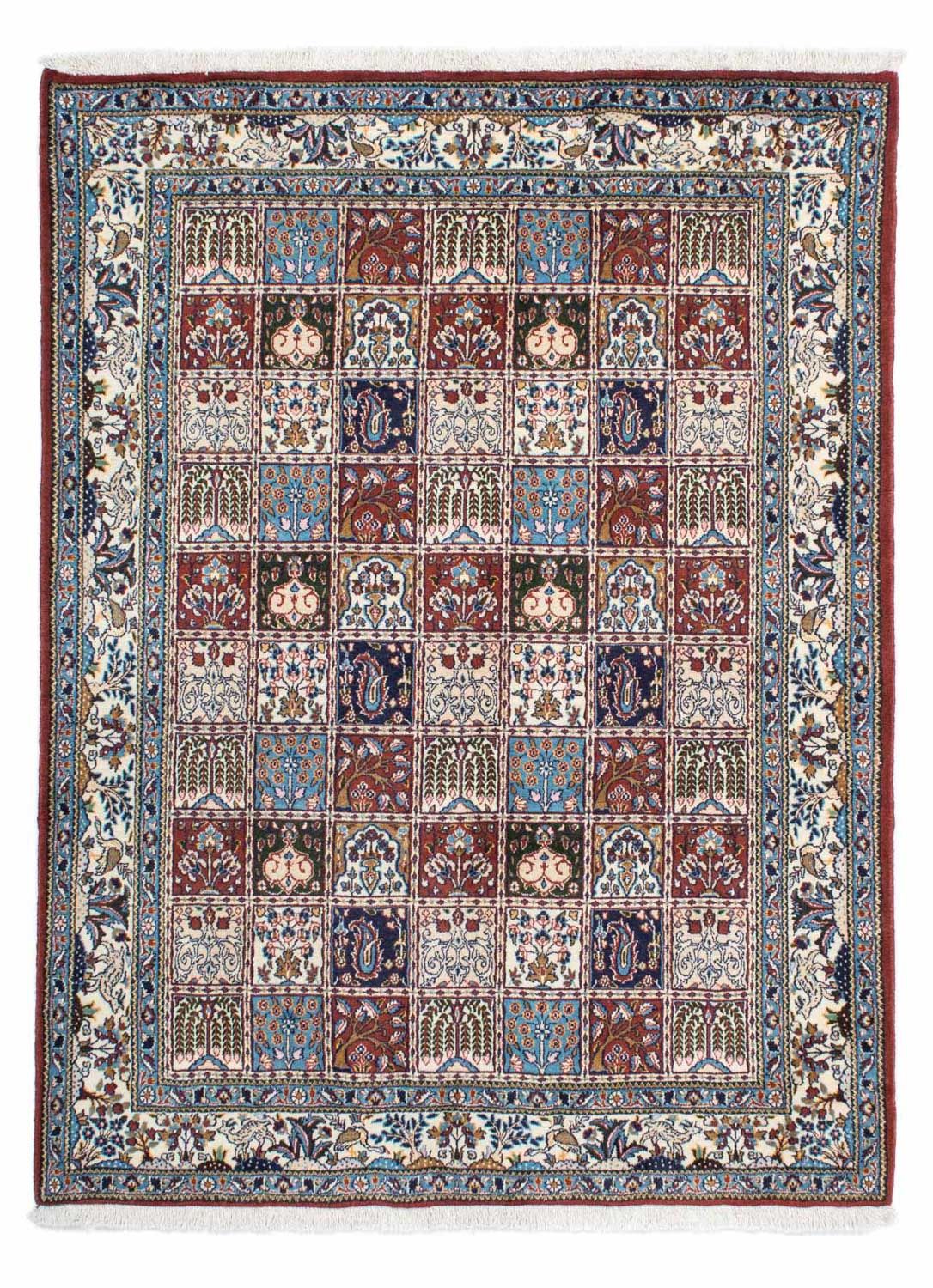 Persisk tæppe - Classic - 195 x 147 cm - mørkerød