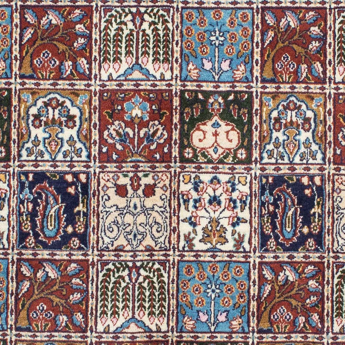 Persisk tæppe - Classic - 195 x 147 cm - mørkerød