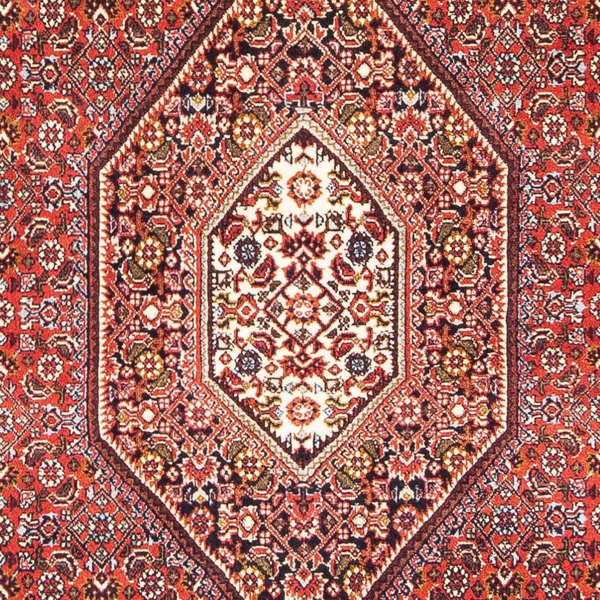 Persisk tæppe - Bijar - 190 x 110 cm - rød