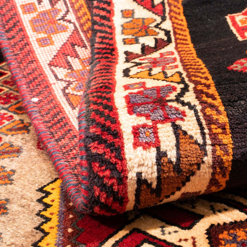 Persisk tæppe - Nomadisk - 160 x 110 cm - lys brun