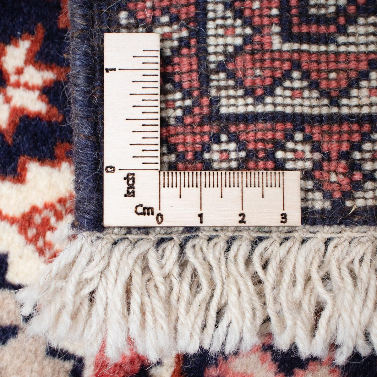 Persisk tæppe - Nomadisk - 142 x 100 cm - mørkeblå