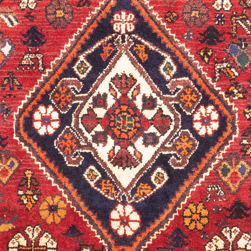 Persisk tæppe - Nomadisk - 152 x 100 cm - mørkerød