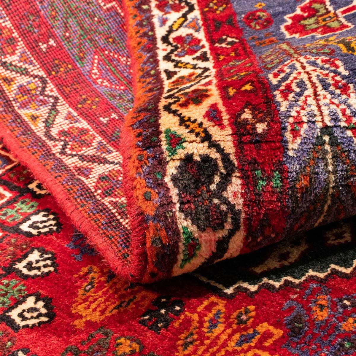 Persisk tæppe - Nomadisk - 163 x 111 cm - mørkerød