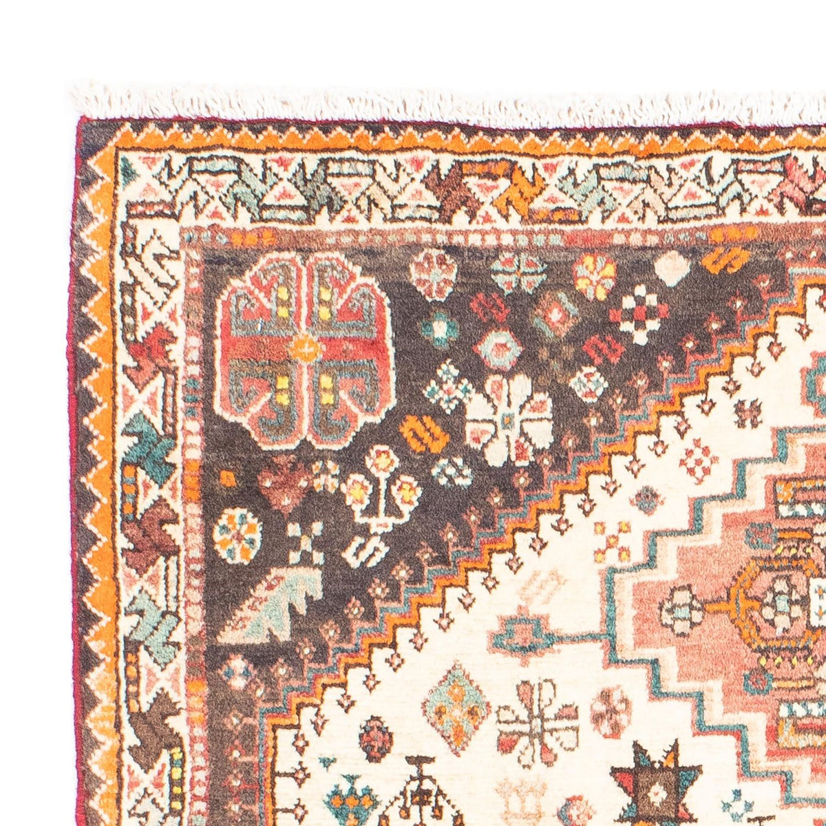 Persisk tæppe - Nomadisk - 158 x 101 cm - beige