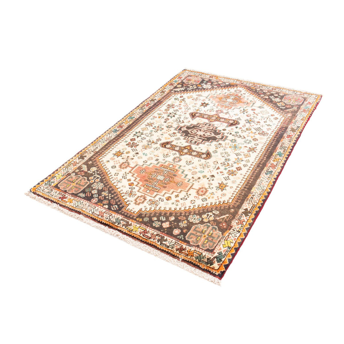 Persisk tæppe - Nomadisk - 158 x 101 cm - beige