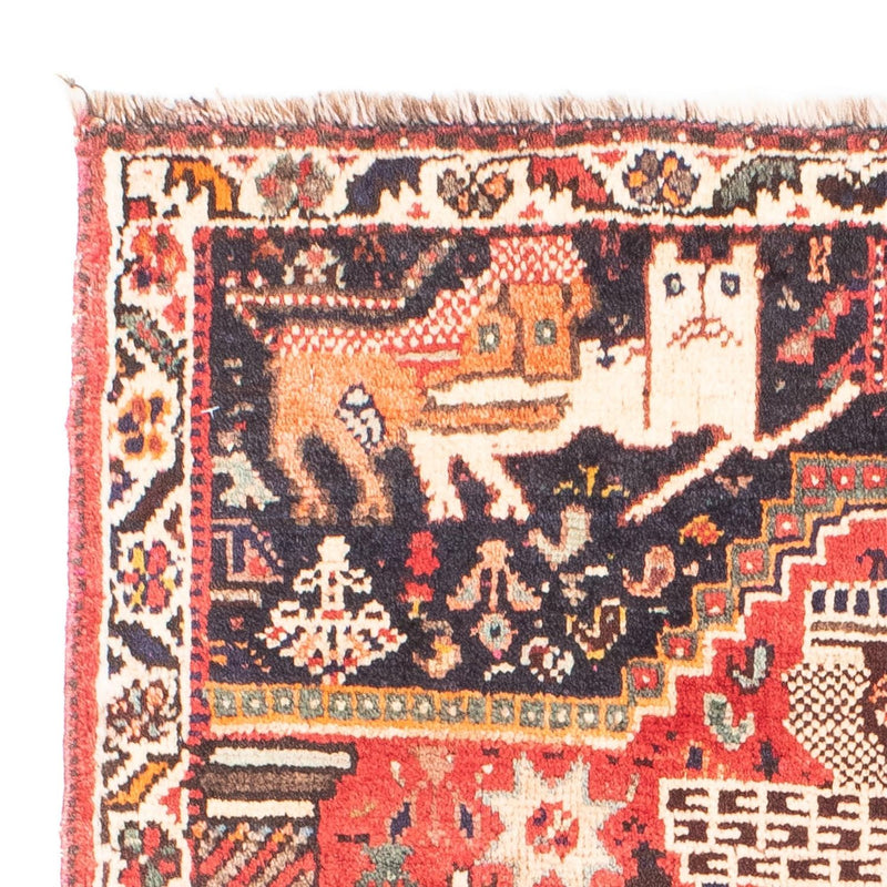 Persisk tæppe - Nomadisk - 137 x 83 cm - rød