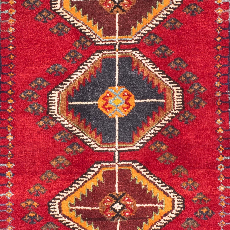Persisk tæppe - Nomadisk - 160 x 81 cm - mørkerød